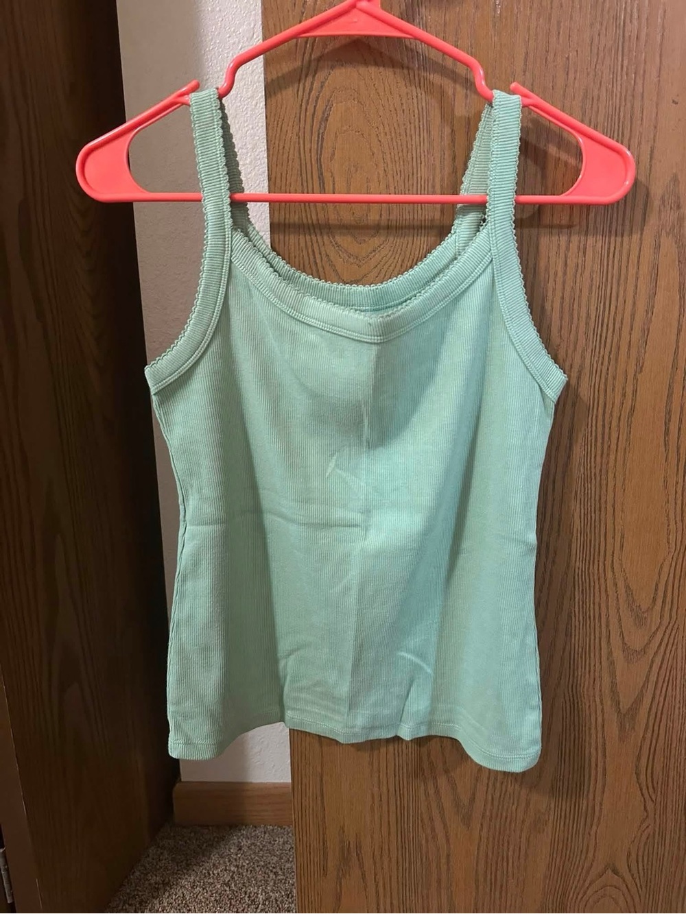 Old Navy Mint Ribbed Tank Top
